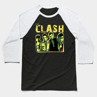 the clash retro band Baseball T-Shirt